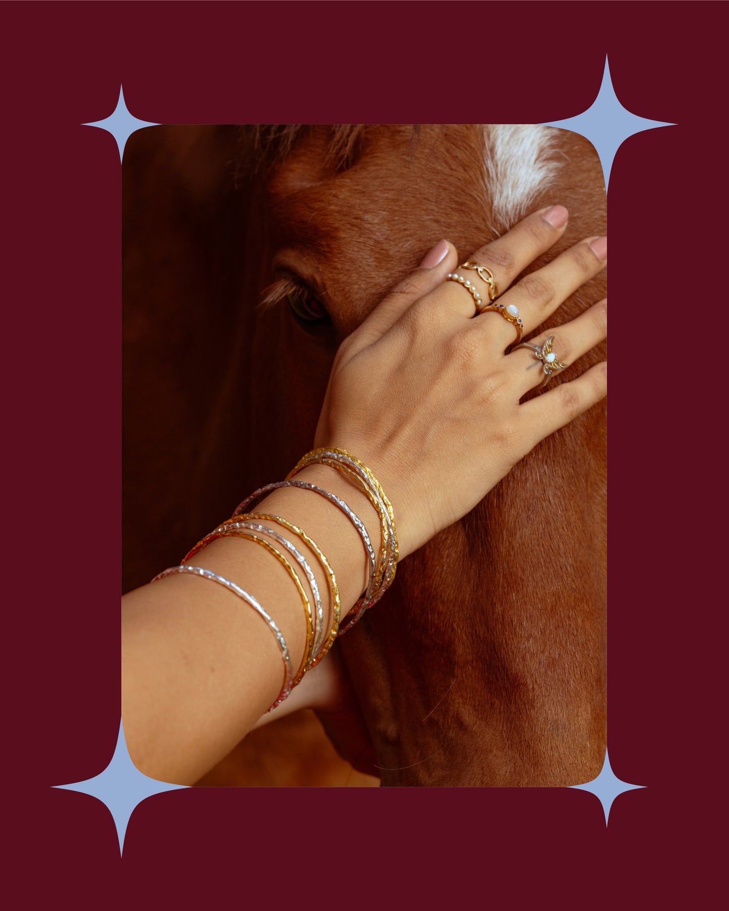 Tidal Ripples Bangle - Set of 2