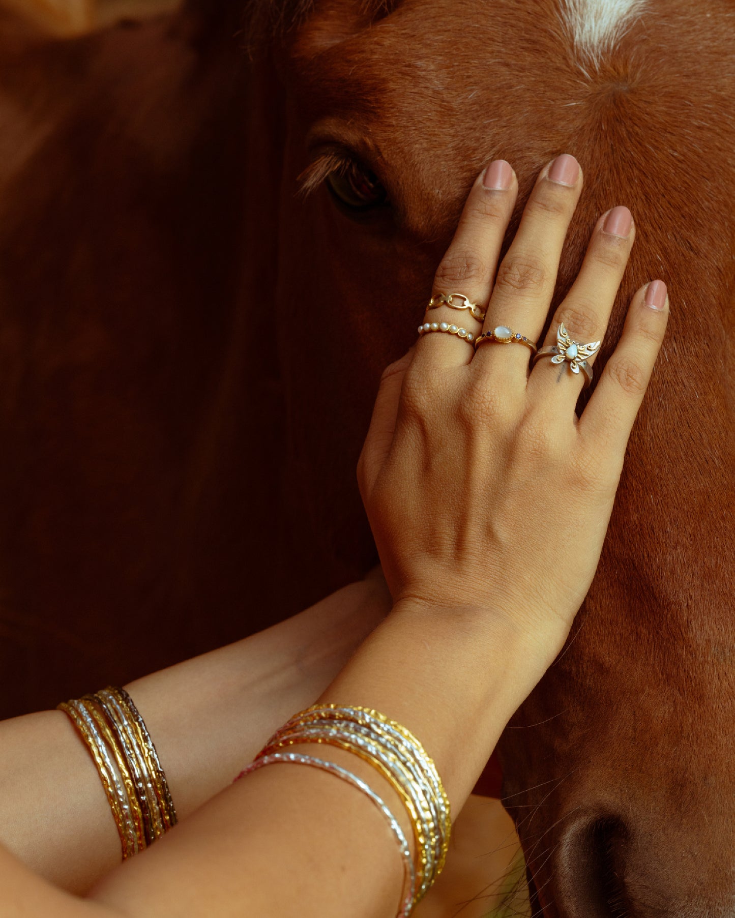 Tidal Ripples Bangle - Set of 2