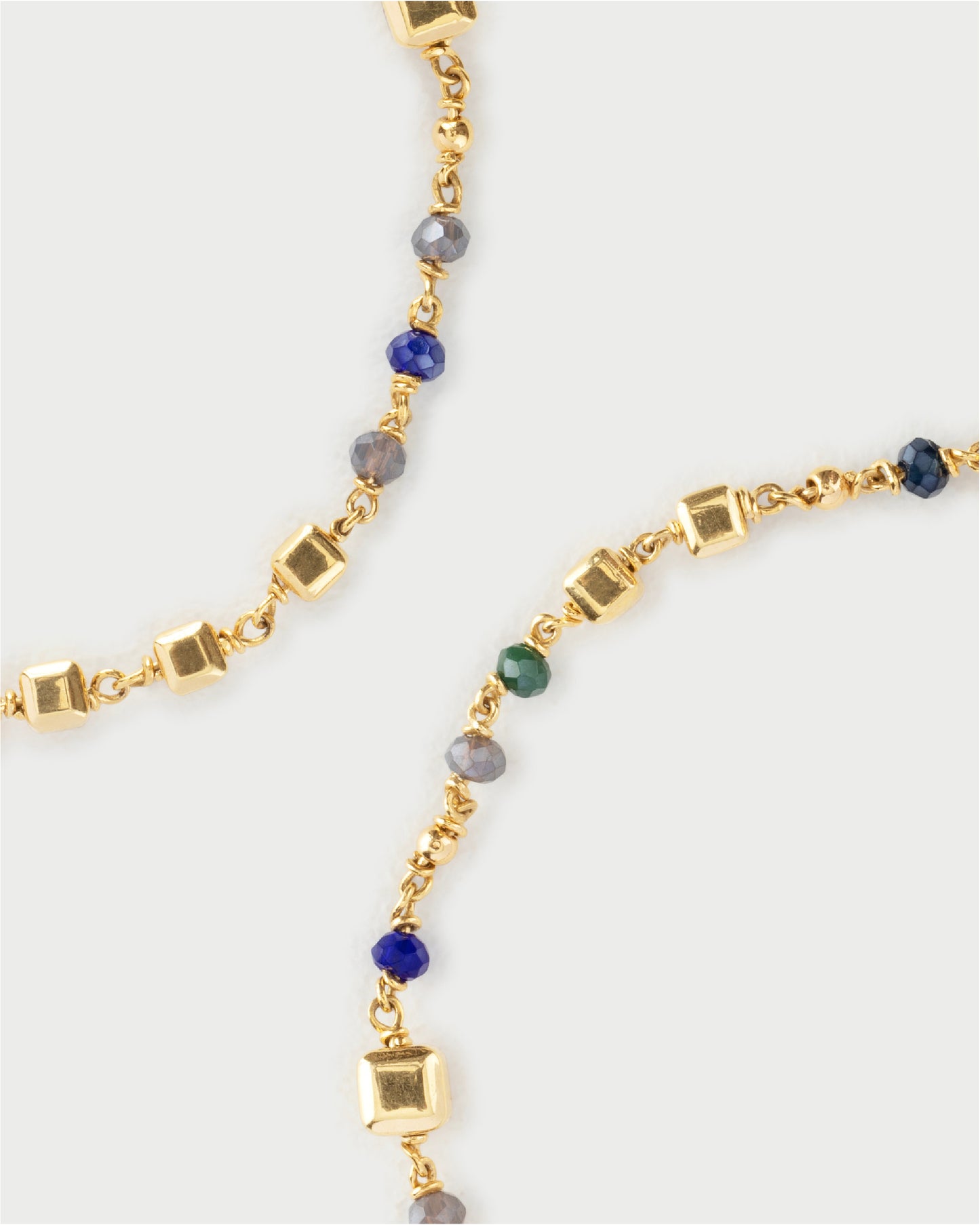 The Indigo Geometry Bracelet