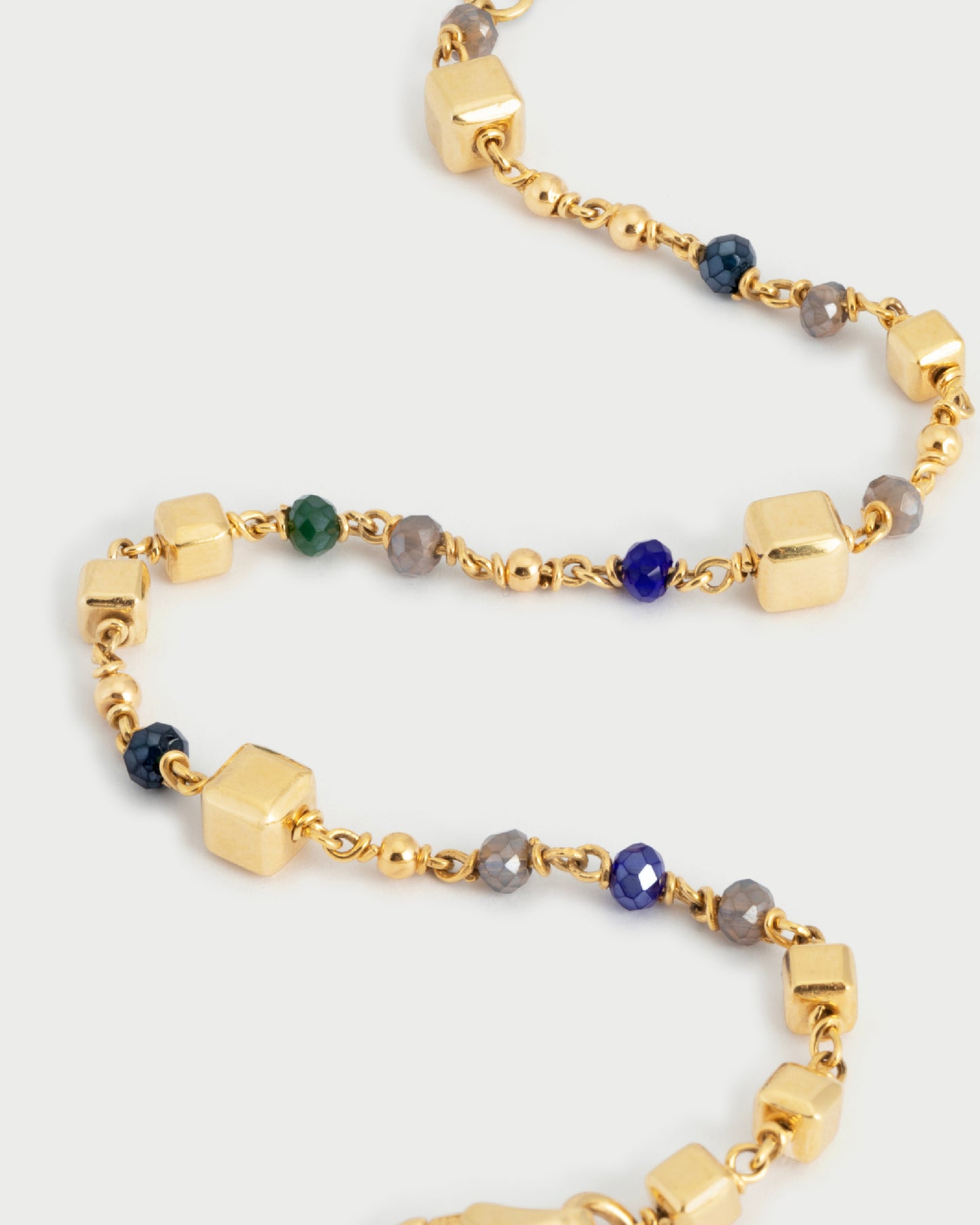 The Indigo Geometry Bracelet