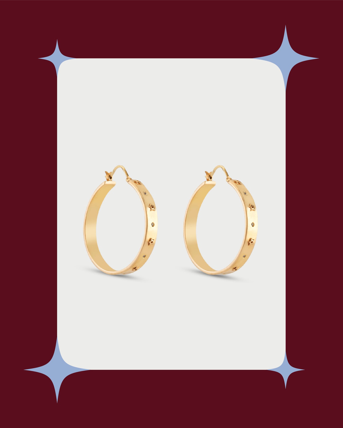 Starlit Hoop Earrings