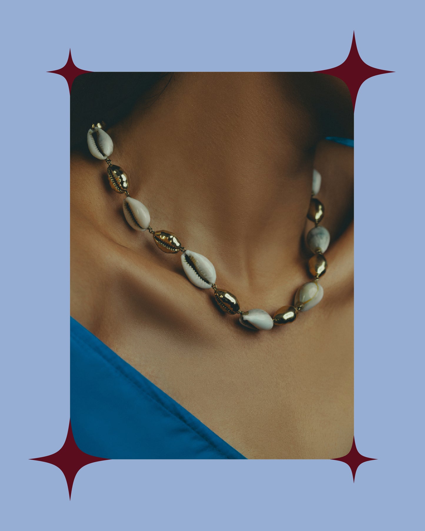 The Cowrie Embrace Necklace