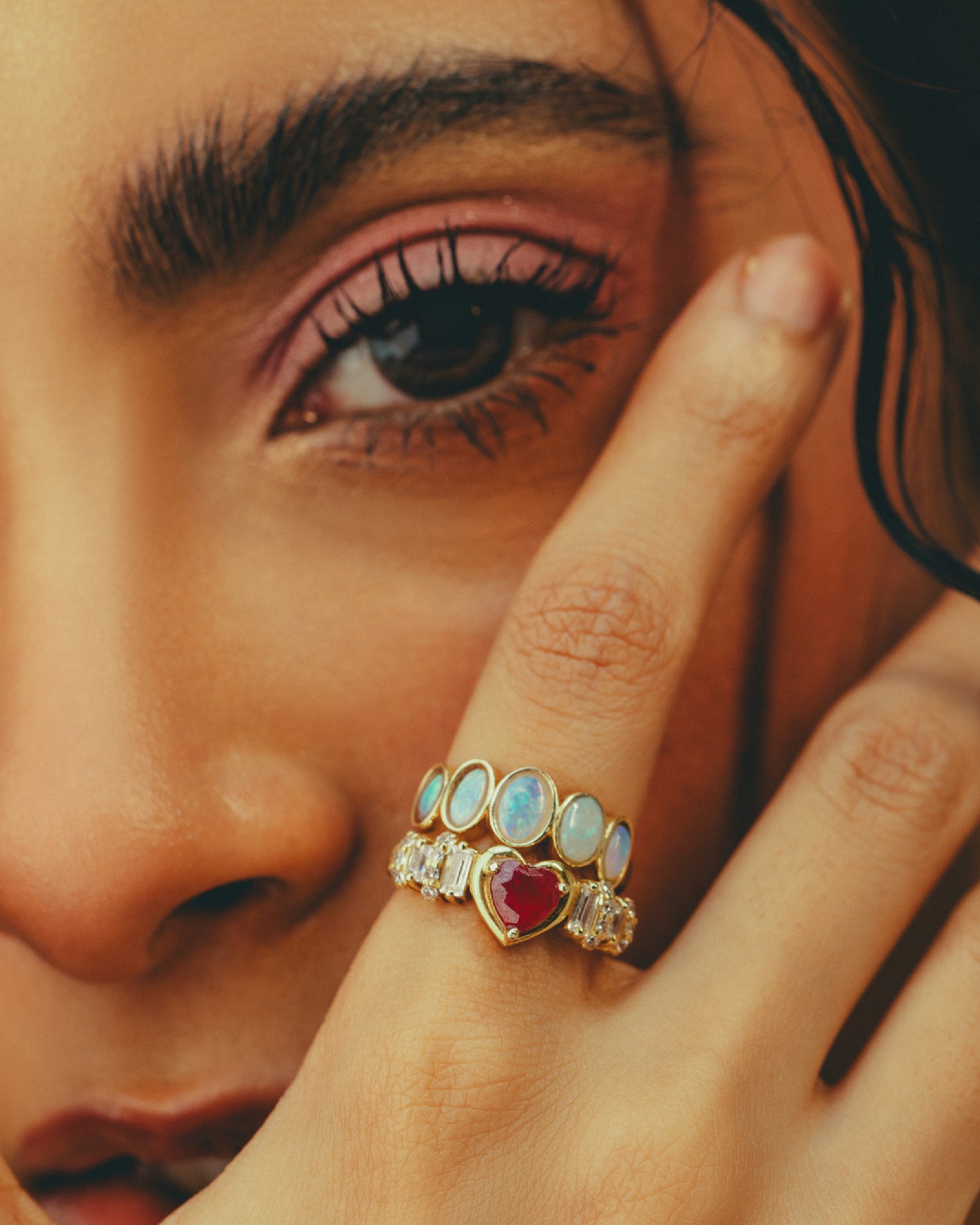 The Ruby Heartfire Ring