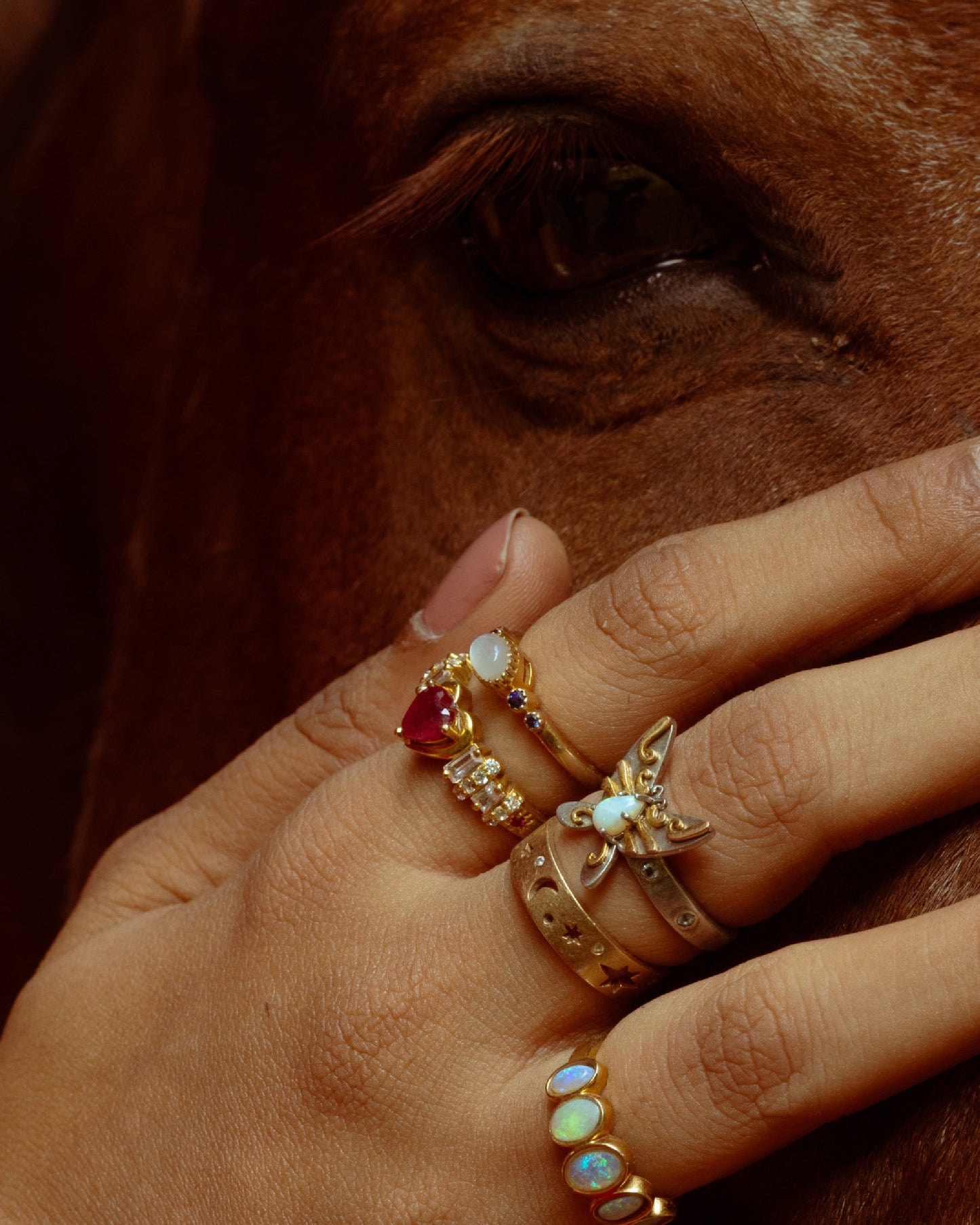The Ruby Heartfire Ring