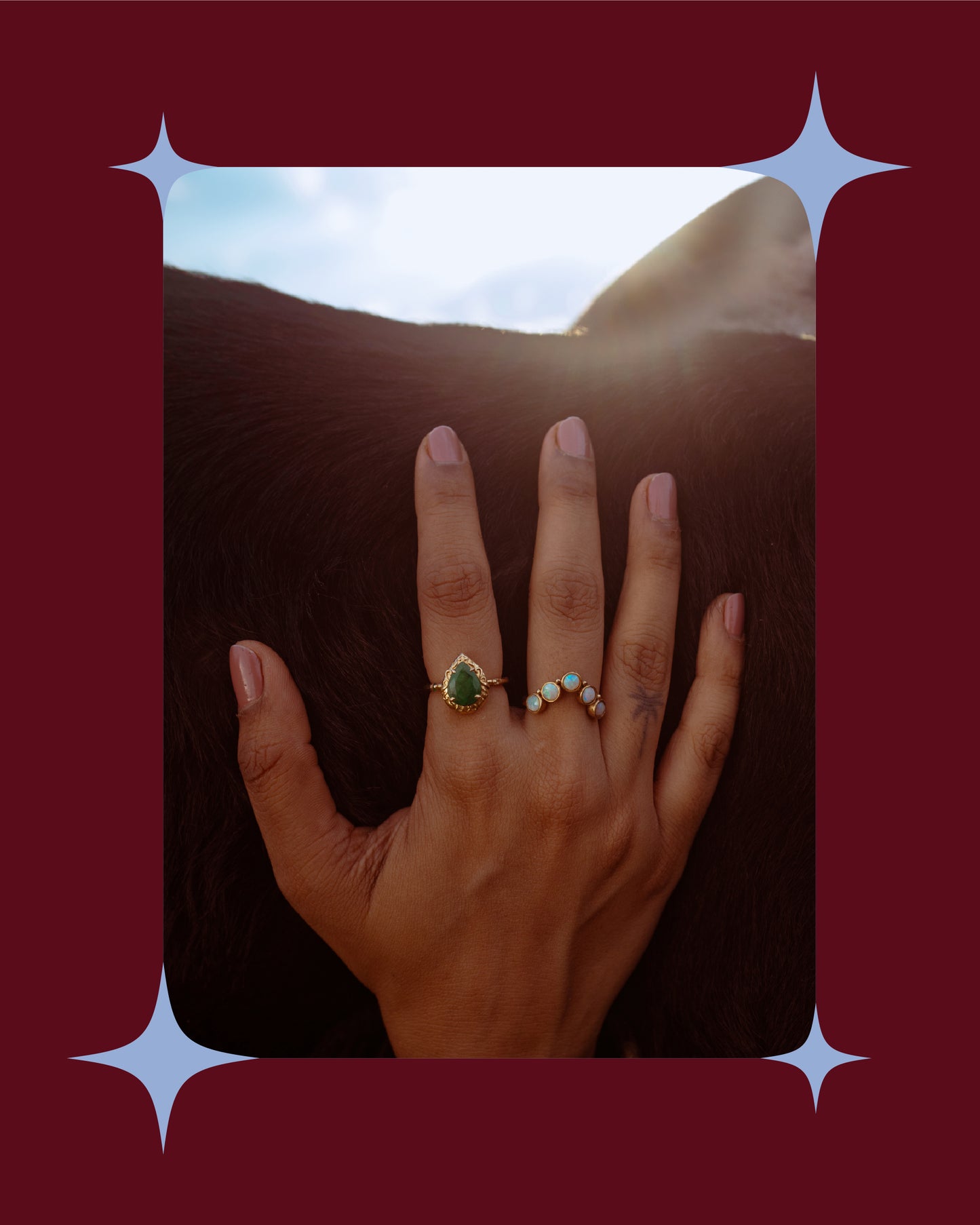 The Queen of Emeralds ring