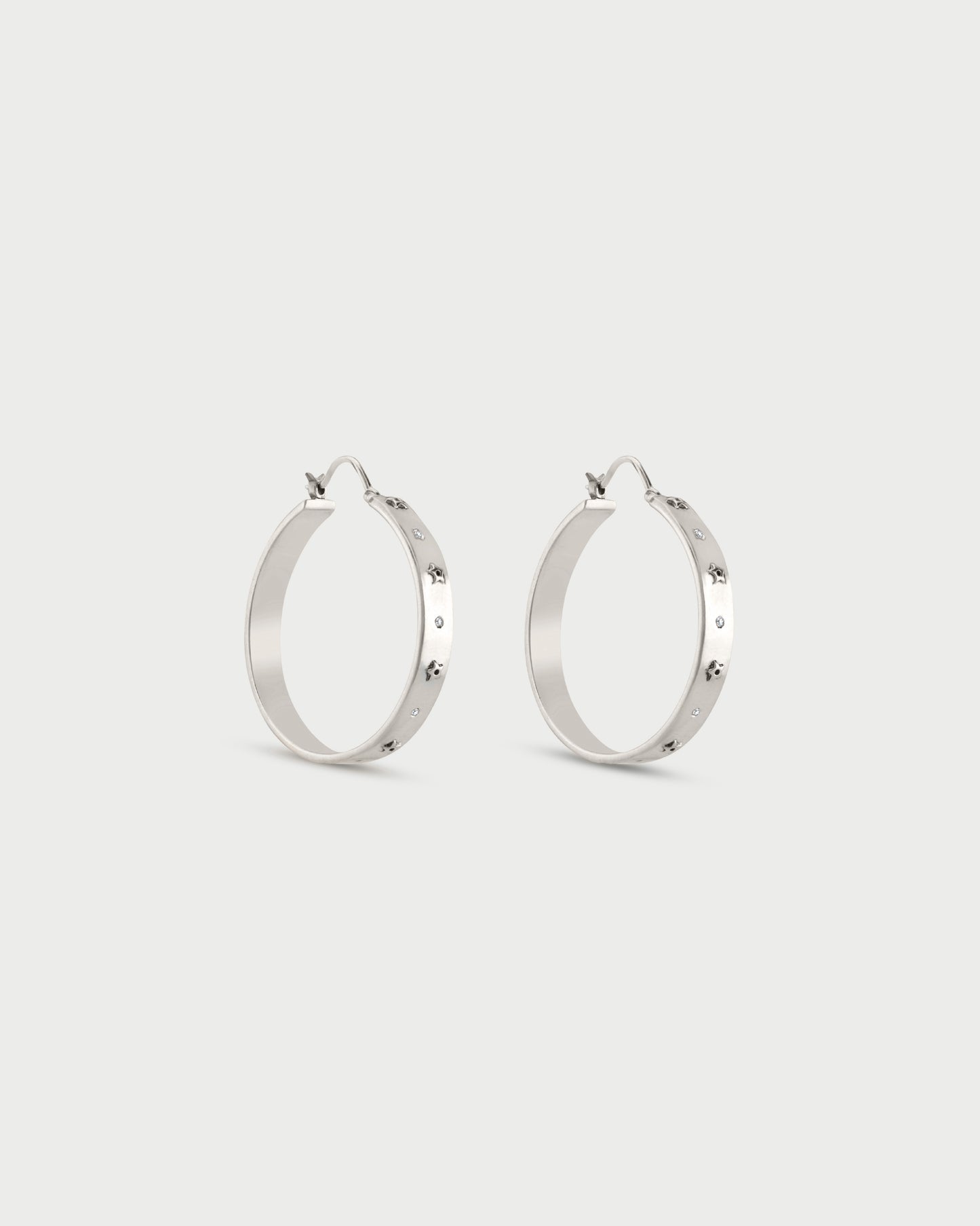 Starlit Hoop Earrings