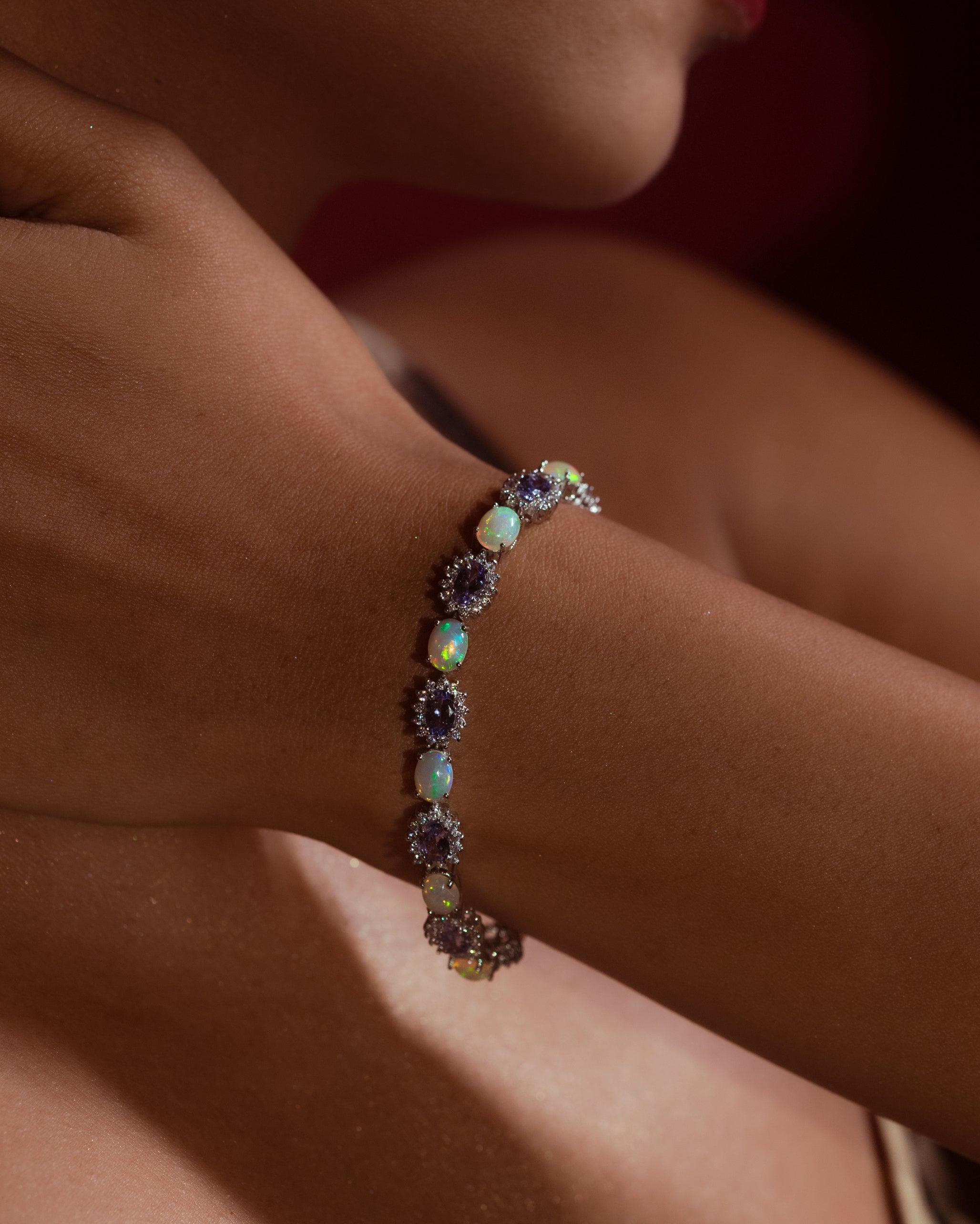 ATLAS: Opal & Tanzanite Bracelet