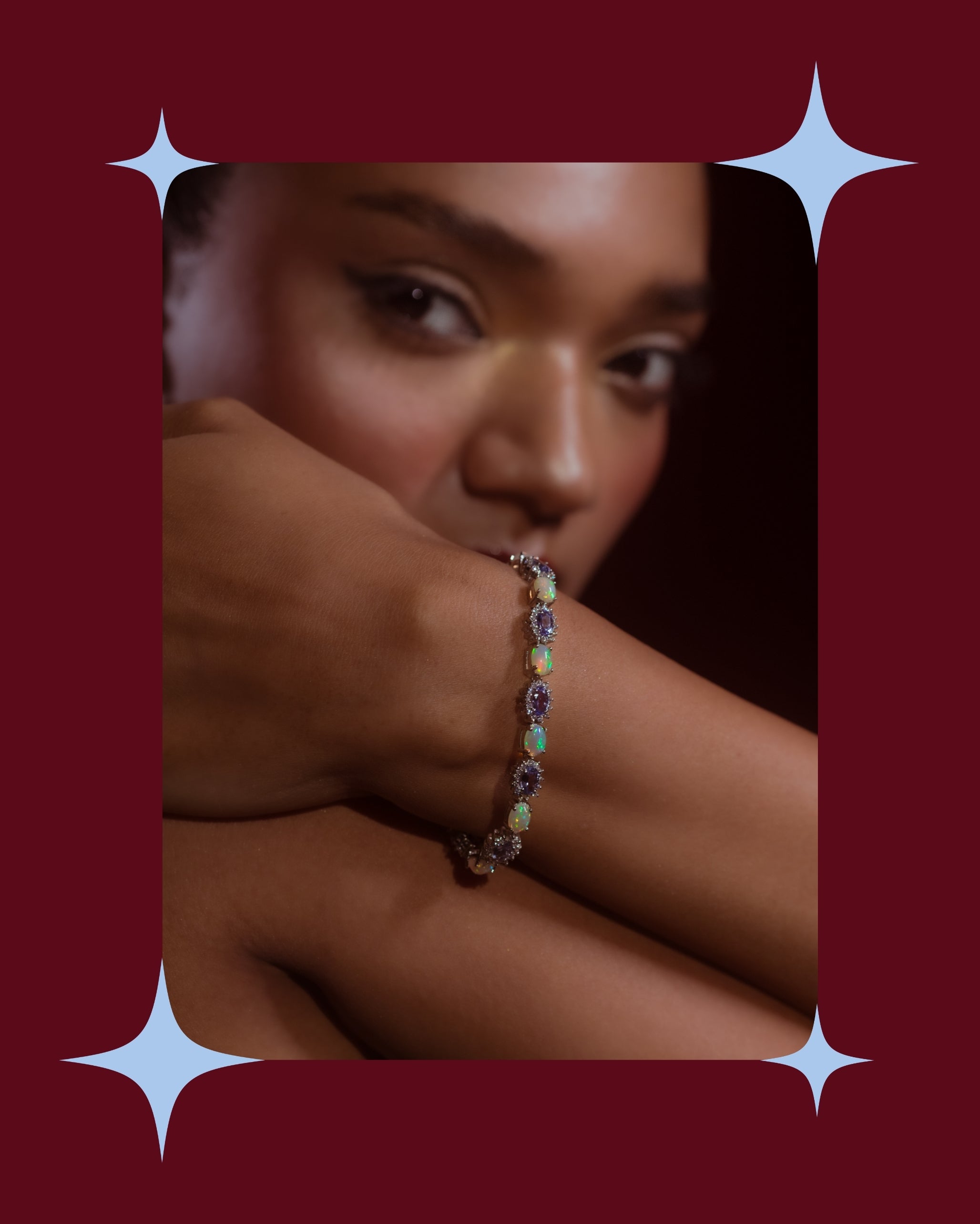 ATLAS: Opal & Tanzanite Bracelet