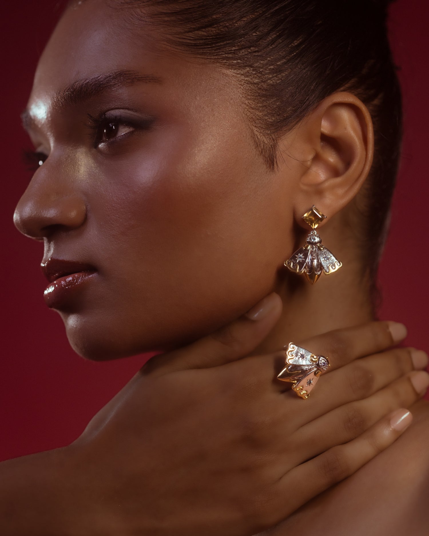 The Moth of Jakhama Earrings