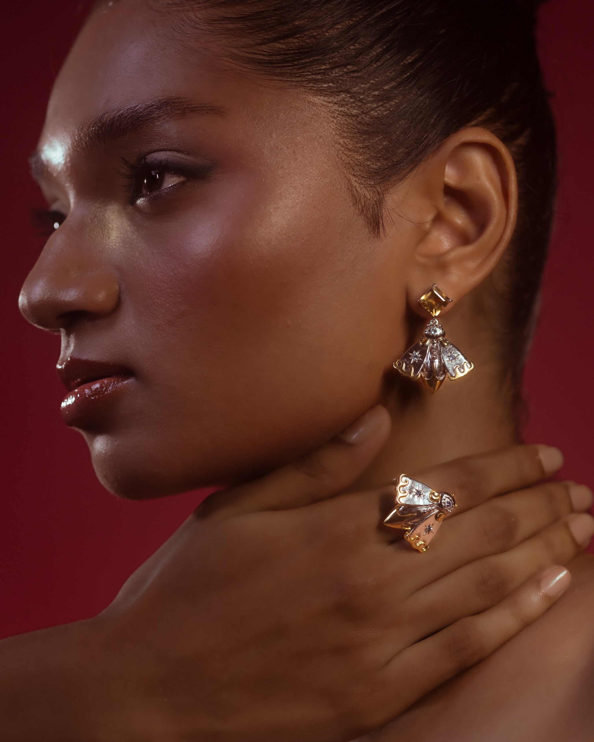 The Moth of Jakhama Earrings