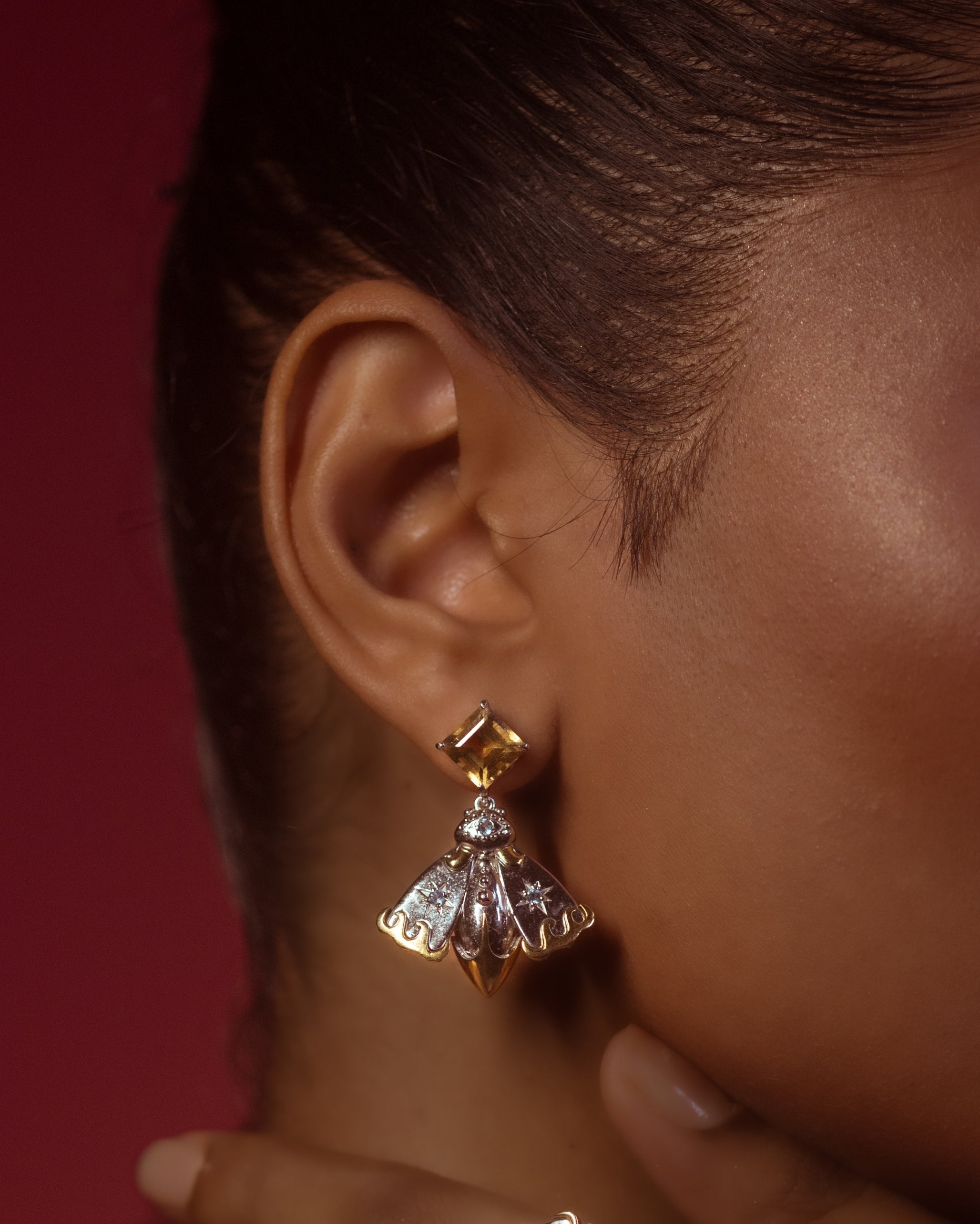 The Moth of Jakhama Earrings