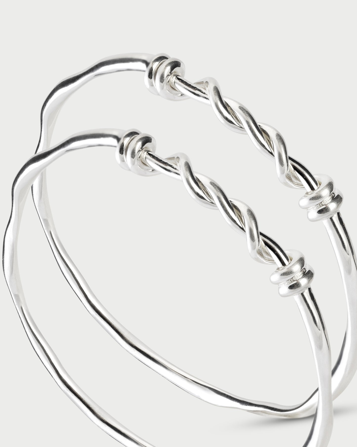 The Twisted Bread Bangles - Set of 2