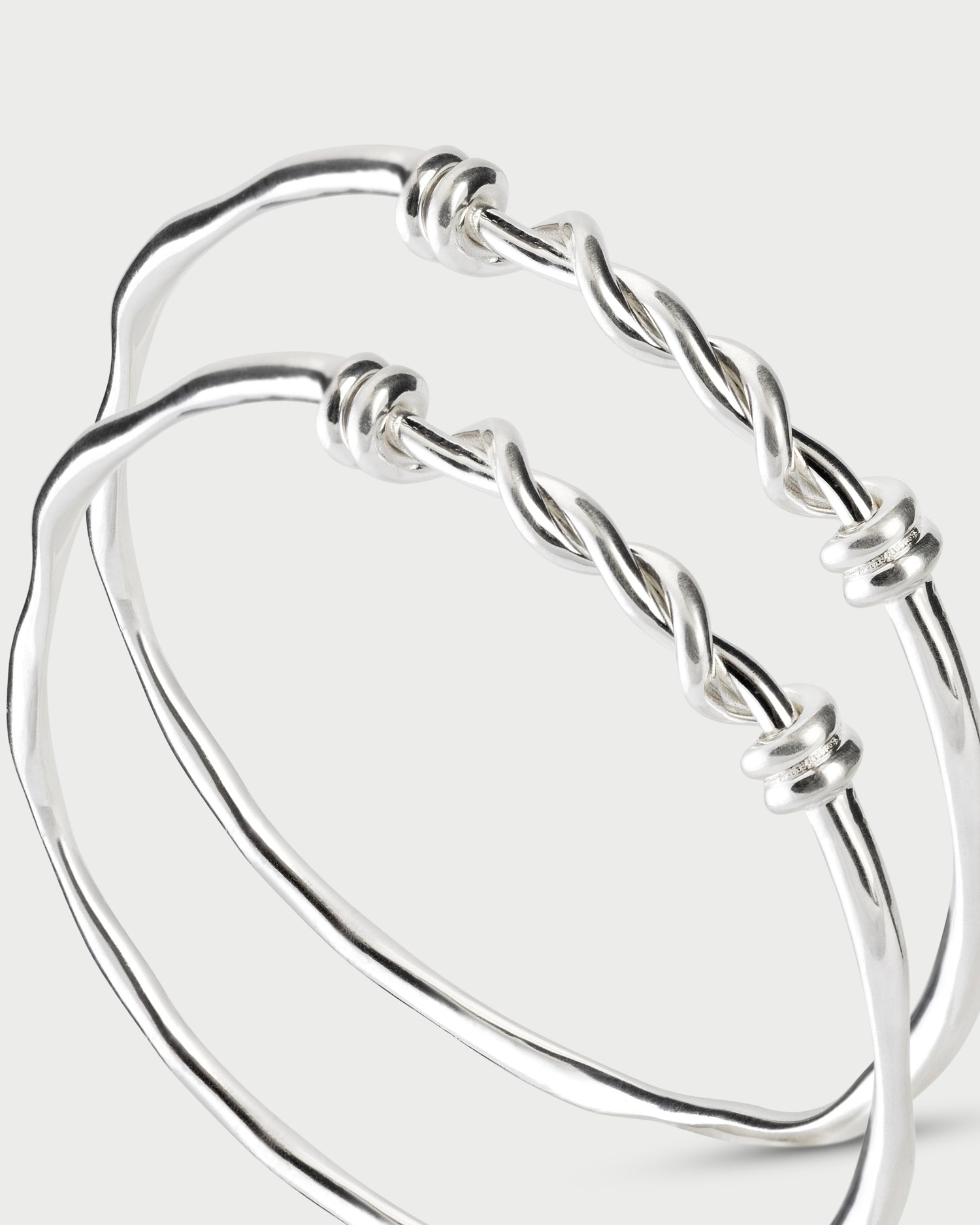 The Twisted Bread Bangles - Set of 2