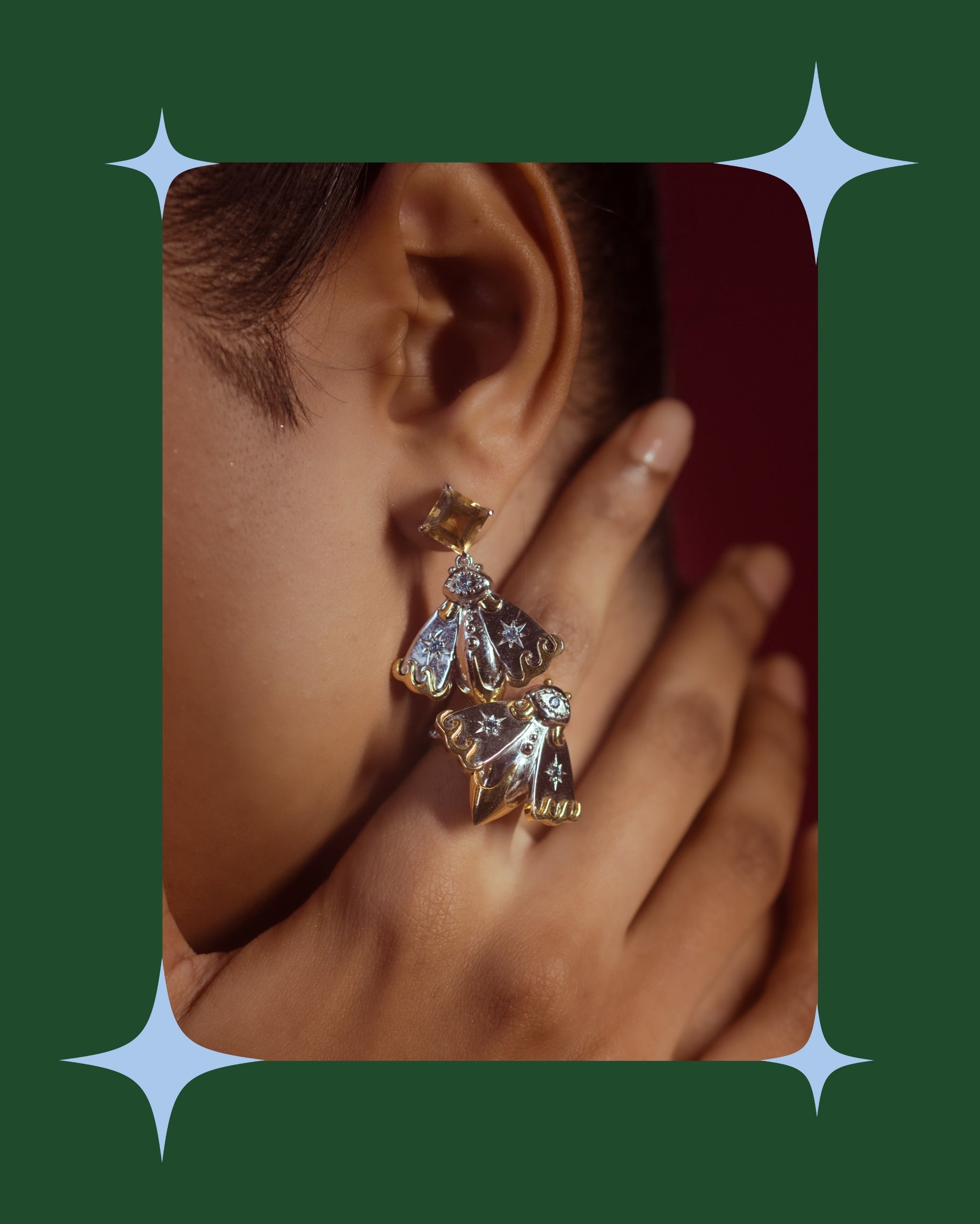 The Moth of Jakhama Earrings