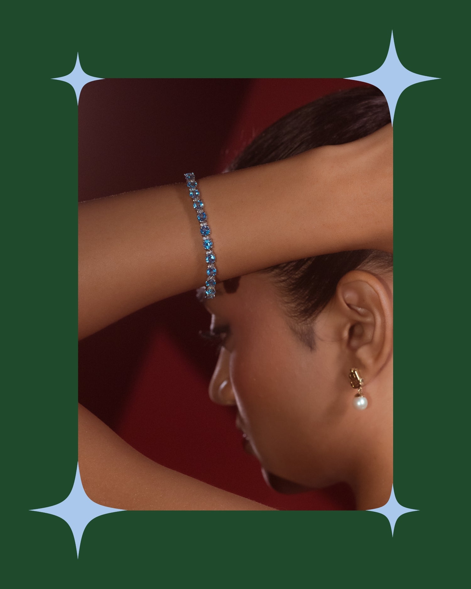 ATLAS: Blue Topaz Bracelet