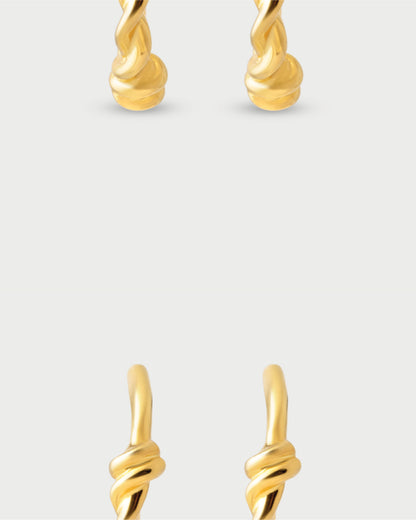 The Twisted Bread Earrings