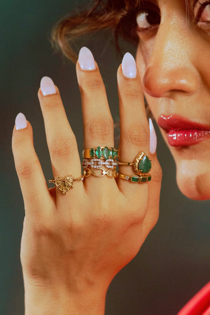 The Porto Love-Locked Ring