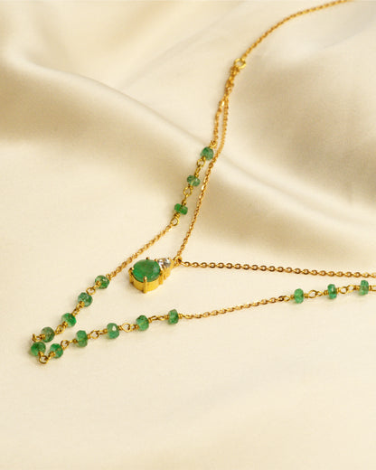 Luxe Emerald Necklace