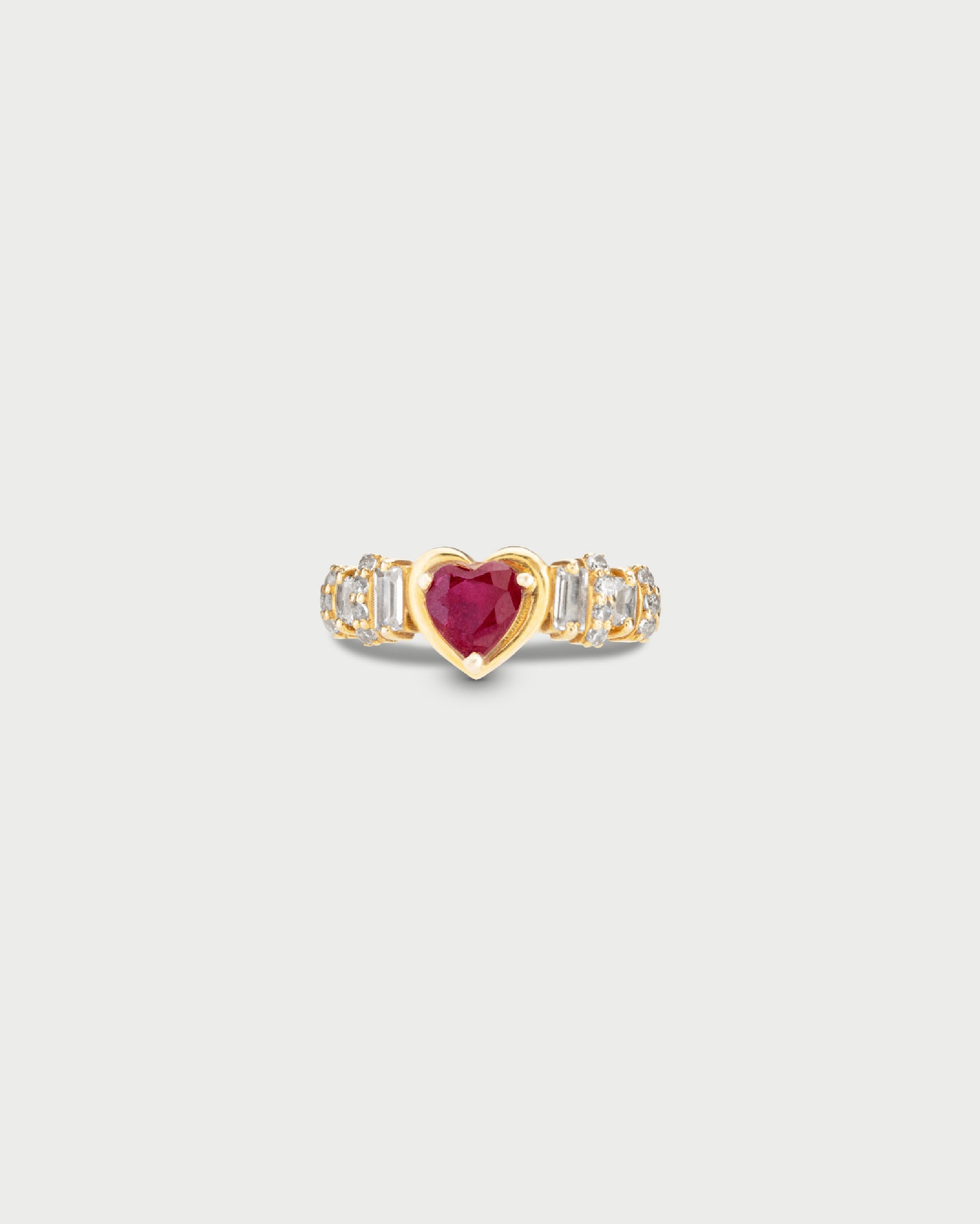 The Ruby Heartfire Ring