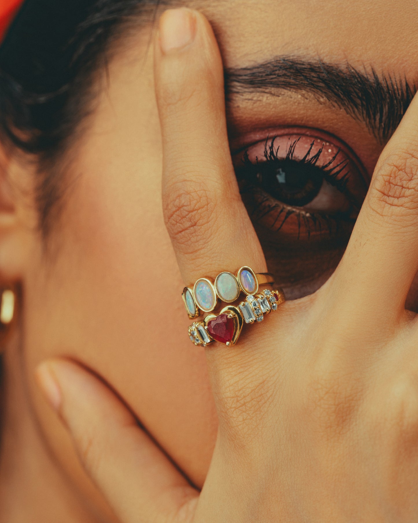 The Ruby Heartfire Ring