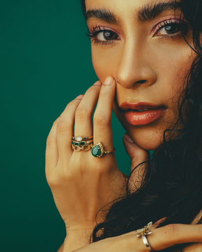 The Queen of Emeralds ring
