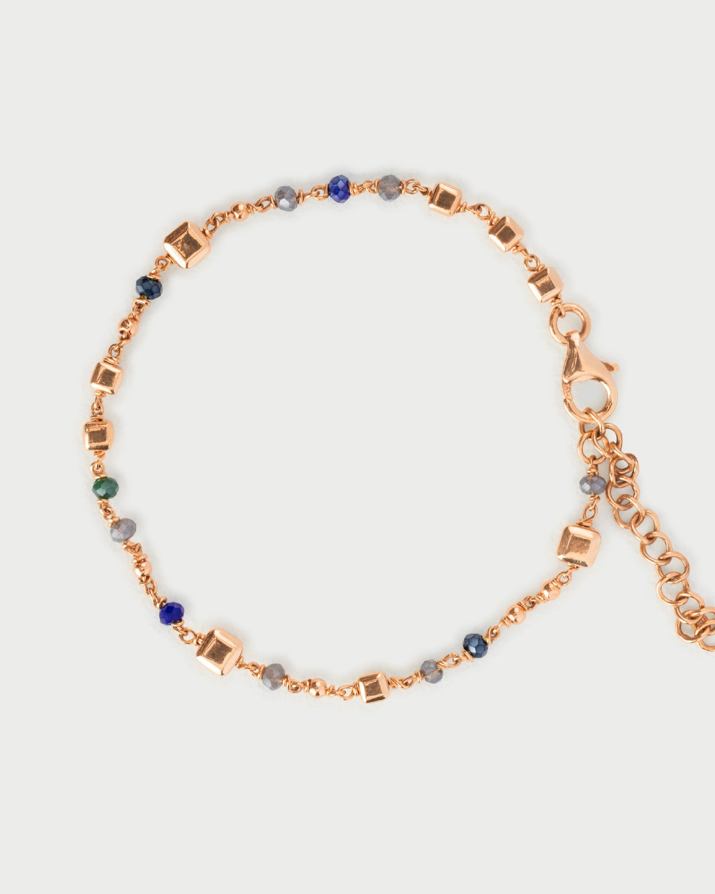 The Indigo Geometry Bracelet