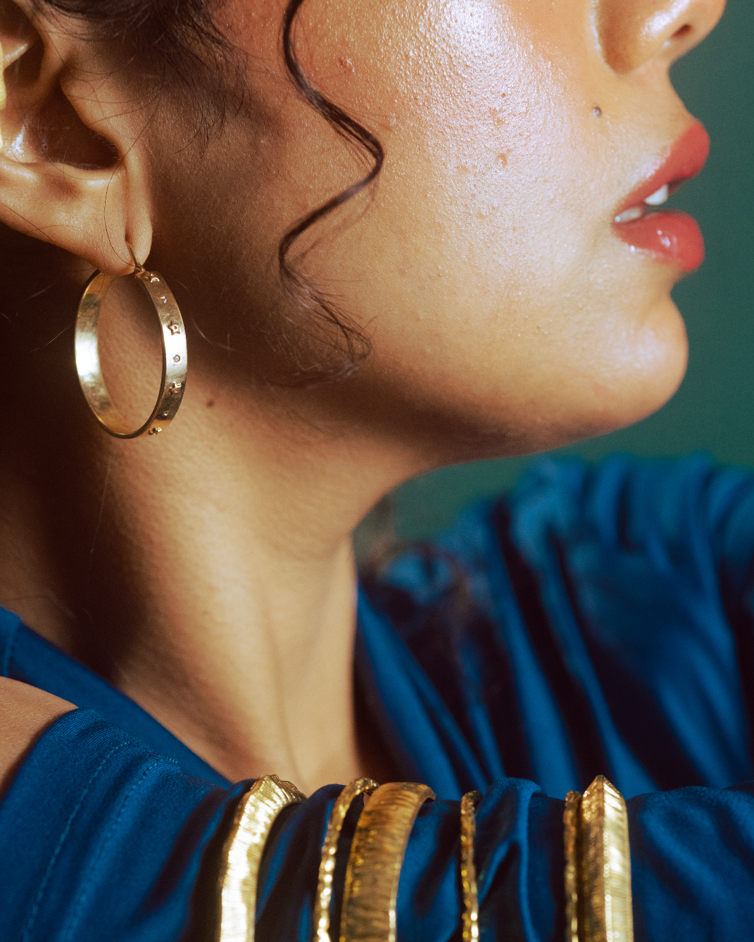 Starlit Hoop Earrings