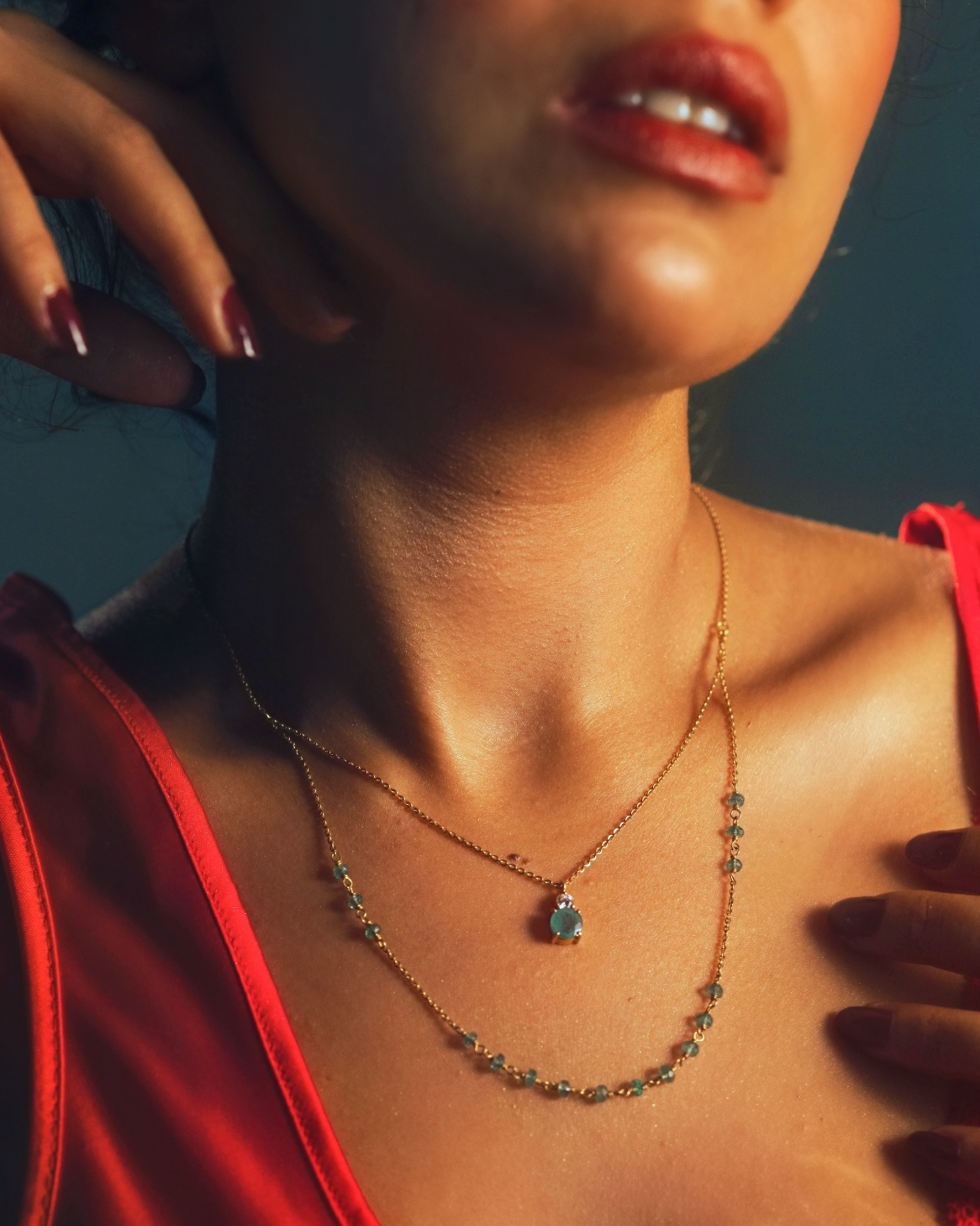 Diya Solitaire Pendant